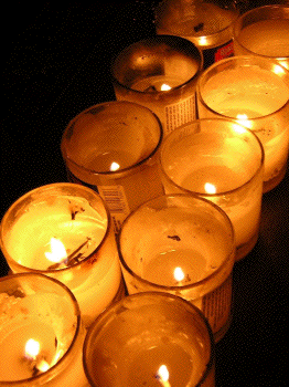 Jewish Yahrzeit Candles