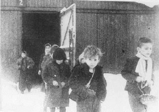Surviving children from
                                            Auschwitz