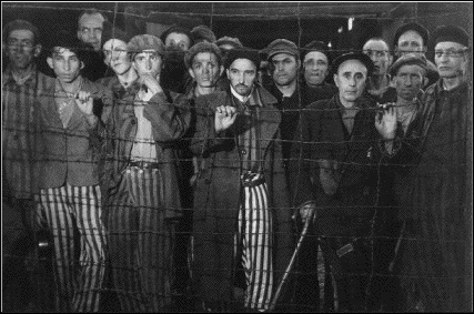 Margaret
                                                Bourke-White's famous
                                                Buchenwald photograph
