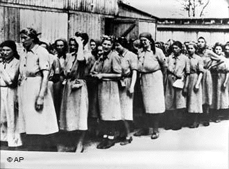 Women survivors of slave
                                          labor camps