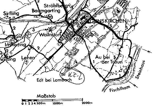 Gunskirchen map