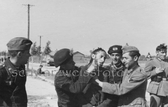 SS Humiliation of a Jew in Poland