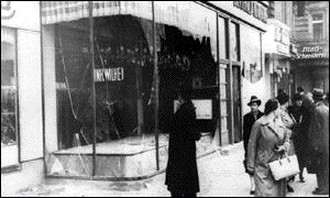 Kristallnacht
                                                          - The Night of
                                                          Broken Glass