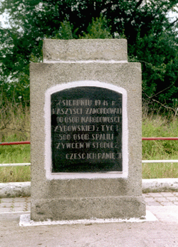 Radzilow monument