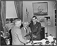 Truman, Ben Gurion,
                                                Eban