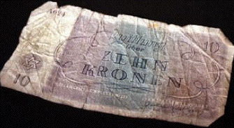 Monetary note from
                                                          Theresienstadt
                                                          Ghetto