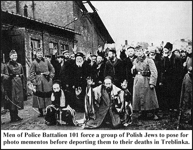 Polish Jews humiliated before sent to
                              Treblinka