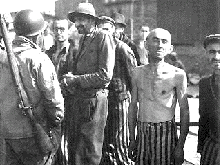 Survivors at
                                                  Buchenwald